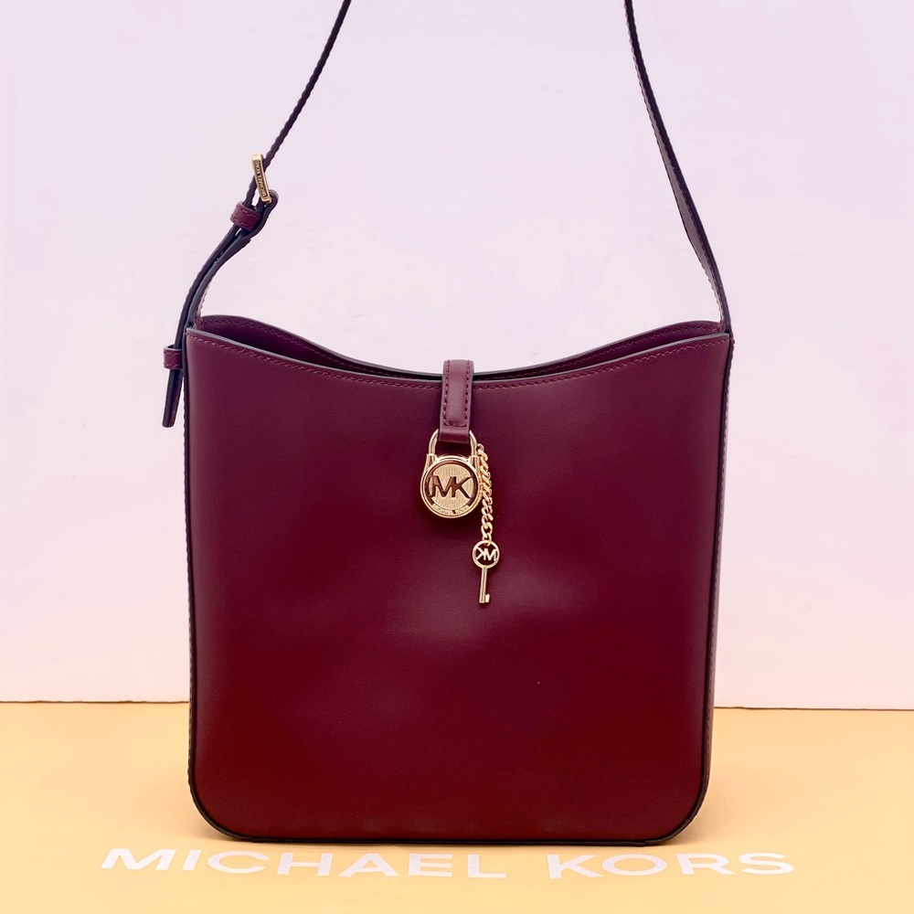 Michael Kors Lyra Small Leather Shoulder Bag